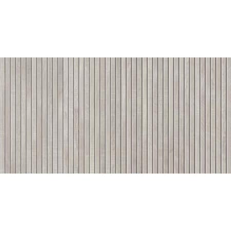 Apollo Tile Bois 23.77inx47.25in Matte Gray Porcelain Subway Deco Wall and Floor Tile 15.49 sqft/case, 2PK ZENDECGRE2448